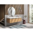 Tricot 04 Bathroom Cabinet 932 Satin Oak Gold GbGroup GB GROUP - 2