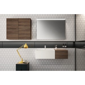 Cubik 02 Badezimmerschrank 256 Noce Savoia GbGroup GB GROUP - 1