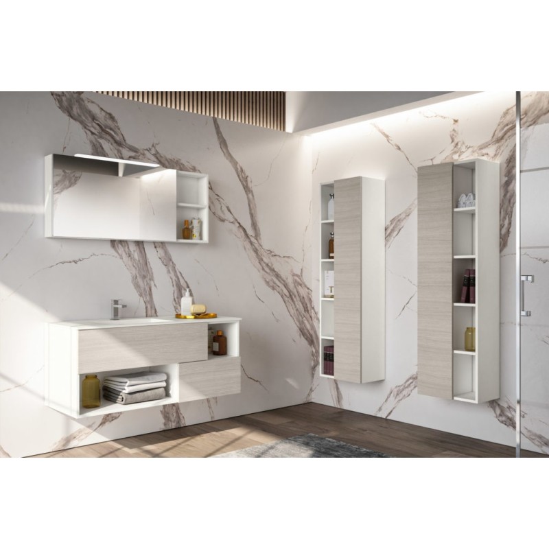 Open 03 Badezimmerschrank 969 Silber Eiche GbGroup GB GROUP - 1