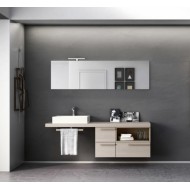 Matrix 06 Bathroom Cabinet 969 Silver Oak GbGroup GB GROUP - 1