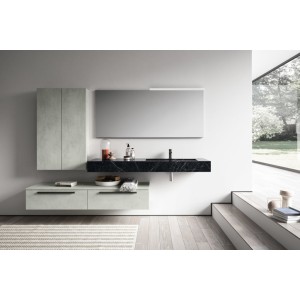 Moon 01 Badezimmerschrank 959 Beton GbGroup GB GROUP - 1