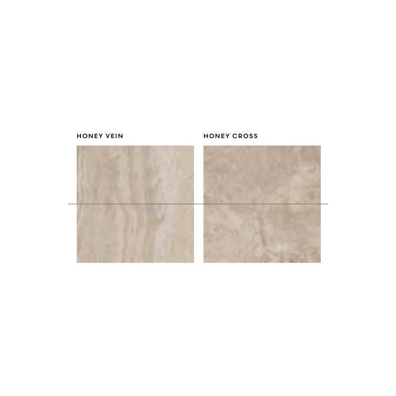 PLEIN AIR TRAVERTINE HONEY CROSS  20 R11 SQ 80X80 20MM - DESVRES ARIANA PF60012106 DESVRES ARIANA - 1