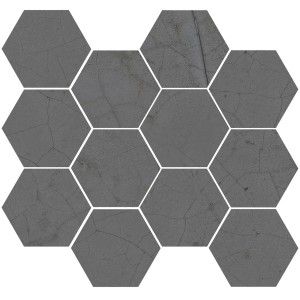 CRACKED GRAPHITE NAT MOSAICO HEX 30X28 - CERAMICAS APARICI APARICI CERAMICA - 1