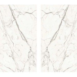 STATUARIO SUPREMO BOOKMATCH POLISHED  - 12 MM STUOIATO  - ATLAS PLAN AF6B ATLAS PLAN - 1