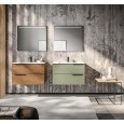 Uniq 01 Mobile Bagno 961 Nativo Cotto - 414 Asparago GbGroup