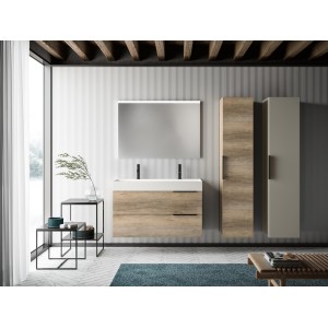 Uniq 10 Bathroom Cabinet 948 Vintage Havana GbGroup