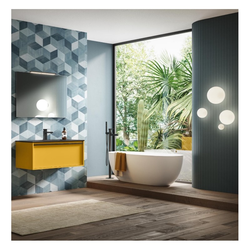 Magik 05 Bathroom Cabinet 412 Zafferano GbGroup