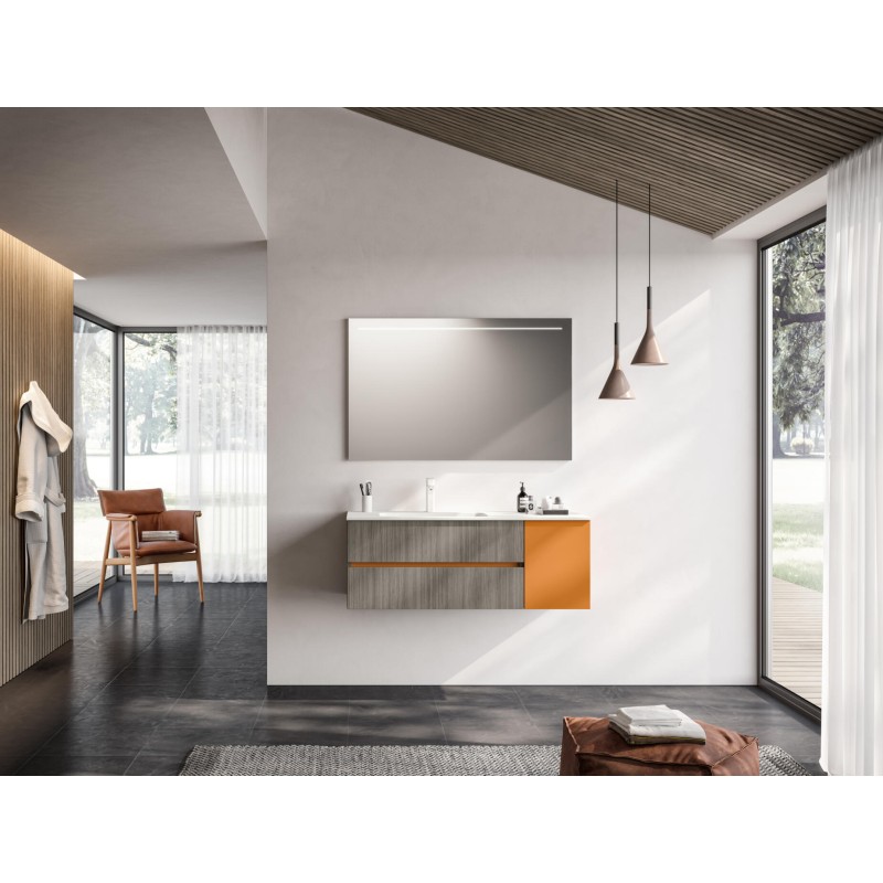 Wild 01 Meuble de Salle de Bain 935 Chêne Titane GbGroup