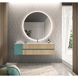 Wild 02 Bathroom Cabinet 937 Oak Elegance GbGroup