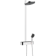 PULSIFY S Showerpipe 260 1 jet with Hansgrohe Shower Tablet 400 bath thermostat HANSGROHE - 1