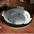 Nova Stone Hydromassage-Badewanne Ø 180 h66cm Jacuzzi