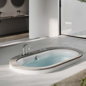 Opalia Stone Hydromassagewanne 190x110 h63cm Jacuzzi