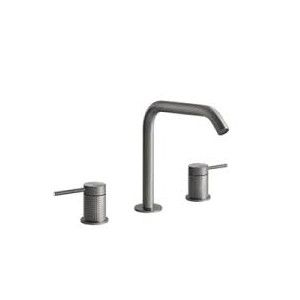 Groupe lavabo 3 trous CESELLO avec bec sans vidage avec flexibles de raccordement GESSI GESSI SPA  - 2