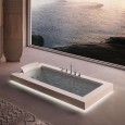 Aura Uno Corian Vasca Idromassaggio 185x95 h66cm SX Jacuzzi