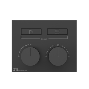 HI-FI Compact Parties extérieures pour mitigeur thermostatique à deux fonctions simultanées, avec boutons GESSI ON-OFF GESSI SPA