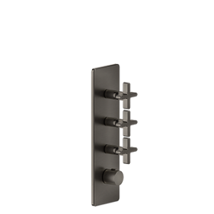 INCISO WELLNESS External part Wall mounted high flow thermostatic mixer 3 independent GESSI outlets GESSI SPA  - 2