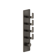 INCISO WELLNESS Partie extérieure Mitigeur thermostatique mural haut débit 4 sorties GESSI indépendantes GESSI SPA  - 2