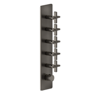 INCISO WELLNESS External part Wall mounted high flow thermostatic mixer 5 independent GESSI outlets GESSI SPA  - 2