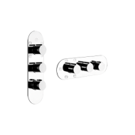 TONDO WELLNESS External part Wall mounted high flow thermostatic mixer 5 outputs single selection GESSI GESSI SPA  - 2