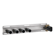 HI-FI Shelf Built-in part for four-function shelf thermostatic mixer, with 1/2 "GESSI connections GESSI SPA  - 1