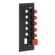 GESSI316 WELLNESS Concealed part High flow thermostatic mixer 5 independent GESSI outlets GESSI SPA  - 1