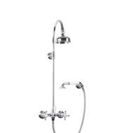 Kent Mitiguer douche mural avec douchette et Pomme  de douche - Rubinetteria Zazzeri 5500 N610 A00  - 1