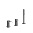 BATH316 Gruppo Bordo Vasca 3 fori con deviatore, flessibile 1,5m e doccetta anticalcare GESSI GESSI SPA  - 2