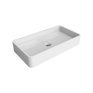 WASHBASIN MINIWASH 75X40 COUNTERTOP LATTE  S - Ceramica Flaminia MWL75LAT CERAMICA FLAMINIA - 1