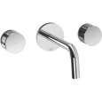 JO 3-hole basin mixer Chrome - Paffoni JO 003 CR RUBINETTERIA PAFFONI - 1