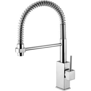 LEVEL Einloch-Spültischmischer mit verstellbarem Auslauf Chrom - Paffoni LEA 176 CR RUBINETTERIA PAFFONI - 1