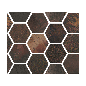 CORTEN GRAPHITE NAT MOSAIK HEX 30X28 - APARICI APARICI CERAMICA - 1