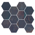 CORTEN SAPPHIRE NAT MOSAIK HEX 30X28 - APARICI APARICI CERAMICA - 1