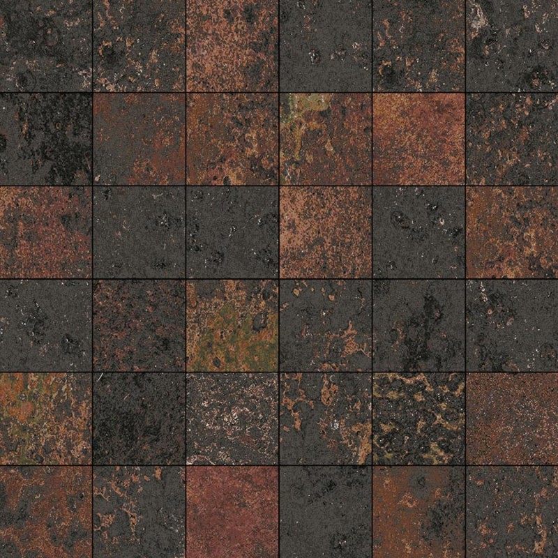CORTEN GRAPHITE NAT MOSAIK 5X5 29,75X29,75/ - APARICI APARICI CERAMICA - 1