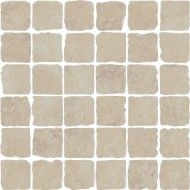 Pietra d'Assisi Mosaico 4,7x4,7 Beige Spaccatella DECORI 30x30 - CERDOMUS 67178 CERDOMUS - 1