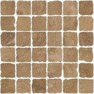 Pietra d'Assisi Mosaico 4,7x4,7 Ocra Spaccatella DECORI 30x30 - CERDOMUS 69196 CERDOMUS - 1