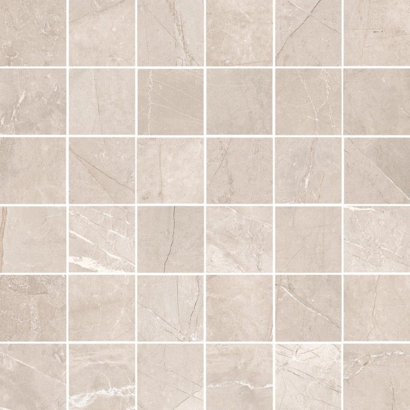 Pulpis Mosaico 4,7x4,7 Tortora Levigato DECORI 30x30 - CERDOMUS 73727 CERDOMUS - 1