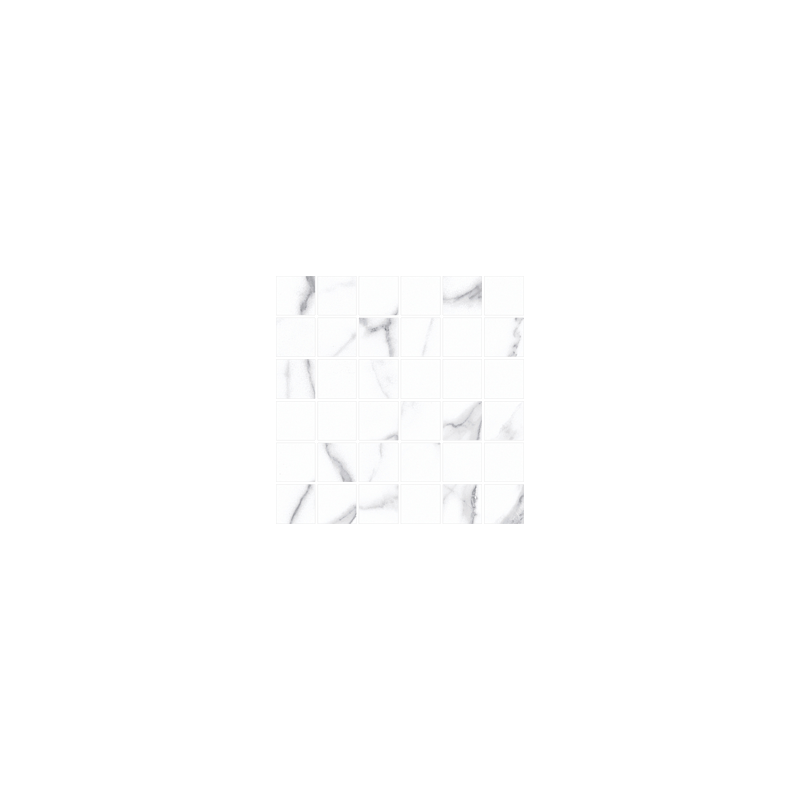 Statuario Bianco Mosaique 4,7x4,7 Bianco Poli Decor 30x30 - CERDOMUS 72800 CERDOMUS - 1