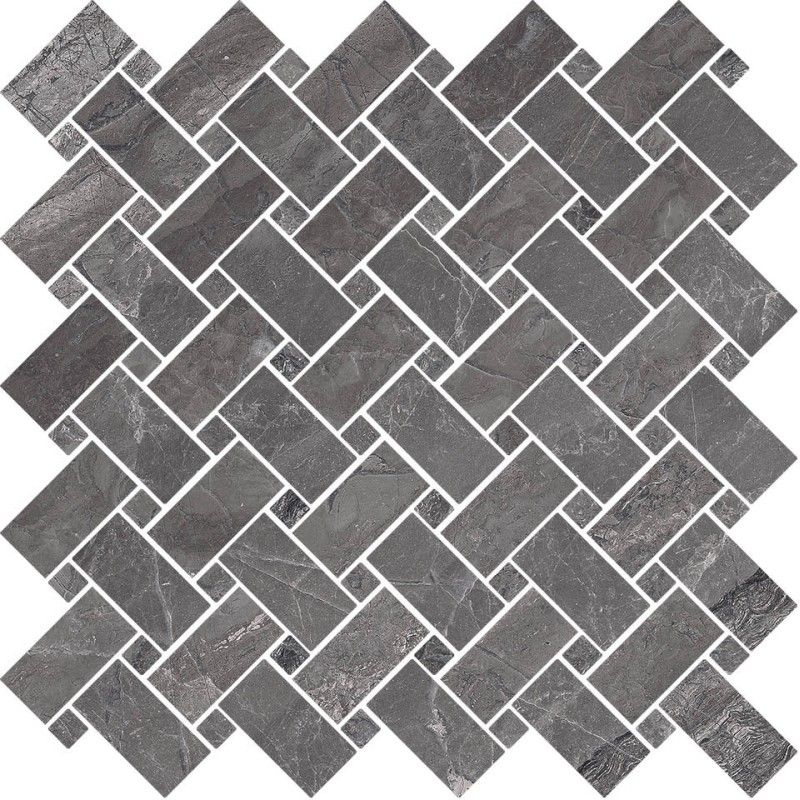 Supreme Mosaik Kadi Charcoal Poliert Dekor 30x30 - CERDOMUS 78080 CERDOMUS - 1