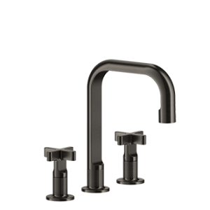 INCISO+ Mitigeur lavabo 3 trous Medium sans garniture de vidage avec flexibles de raccordement GESSI
