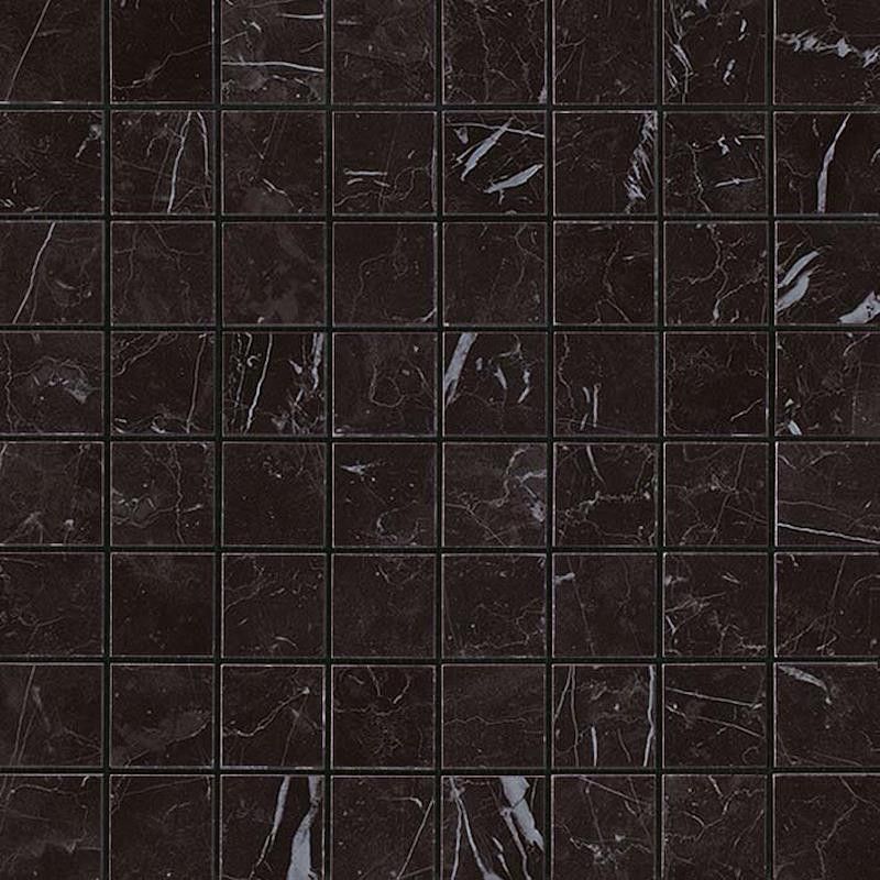 Marvel Nero Marquina Mosaico Matt 30x30cm AS3Z Atlas Concorde CERAMICHE ATLAS CONCORDE - 1