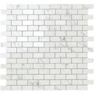 Marvel Carrara P. Mosaico Lapp. Burattato 29,8X29,8cm AS34 Atlas Concorde CERAMICHE ATLAS CONCORDE - 1