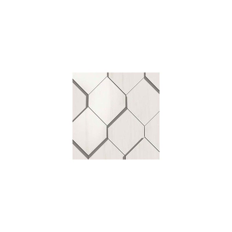 Marvel Bianco Dol. Mosaico Esagono 3D 28,2X35,3cm AS36 Atlas Concorde CERAMICHE ATLAS CONCORDE - 1