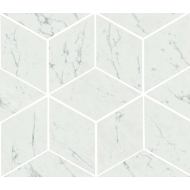 Marvel Carrara Pure Mosaico Esagono 3D 28,2X35,3cm AS4A Atlas Concorde CERAMICHE ATLAS CONCORDE - 1
