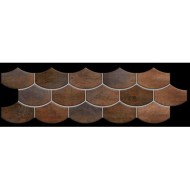NANOCORTEN COPPER LAPPE MOSAIQUE FLAKE 14,73X44,63 - Apavisa APAVISA - 1