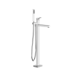RETTANGOLO K External part for external bath stand with GESSI hand shower