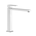 RETTANGOLO High basin mixer without waste with GESSI connection hoses