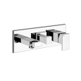 RETTANGOLO SHOWER Parte esterna Miscelatore Doccia a parete 2 vie GESSI