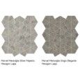 MARVEL MERAVIGLIA SILVER MAJESTIC HEXAGON LAPPATO 40,3X46,6 - ATLAS CONCORDE AJQ0 CERAMICHE ATLAS CONCORDE - 1