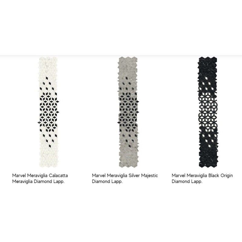 MARVEL MERAVIGLIA BLACK ORIGIN DIAMOND GELAEPPT 46,6X284,6 - ATLAS CONCORDE AJQ8 CERAMICHE ATLAS CONCORDE - 1