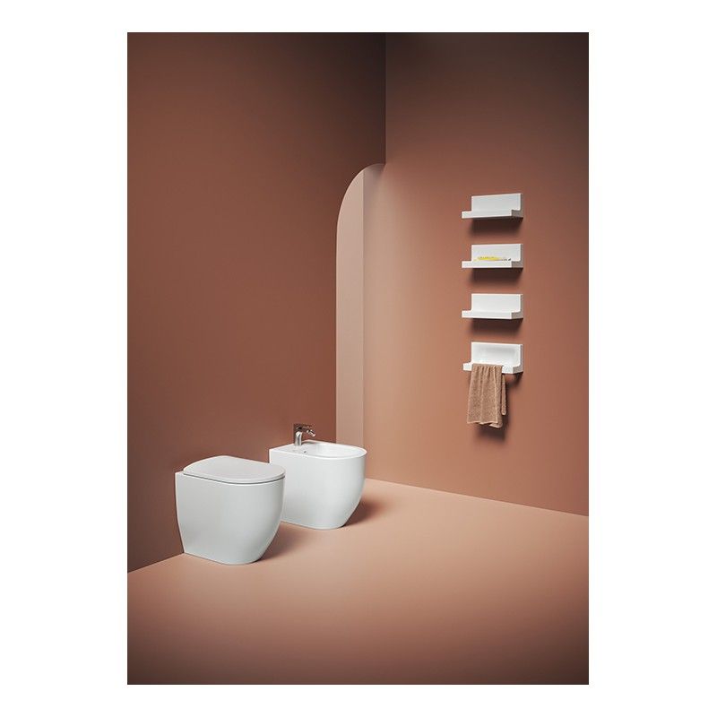 FLUSH TO WALL WC WITHOUT RIM MONET PLUS ARTCERAM ARTCERAM - 1
